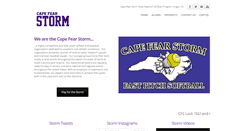 Desktop Screenshot of capefearstorm.com