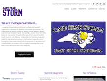 Tablet Screenshot of capefearstorm.com